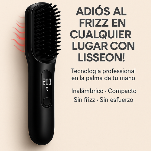 Cepillo Alisador Inalámbrico LISSEON